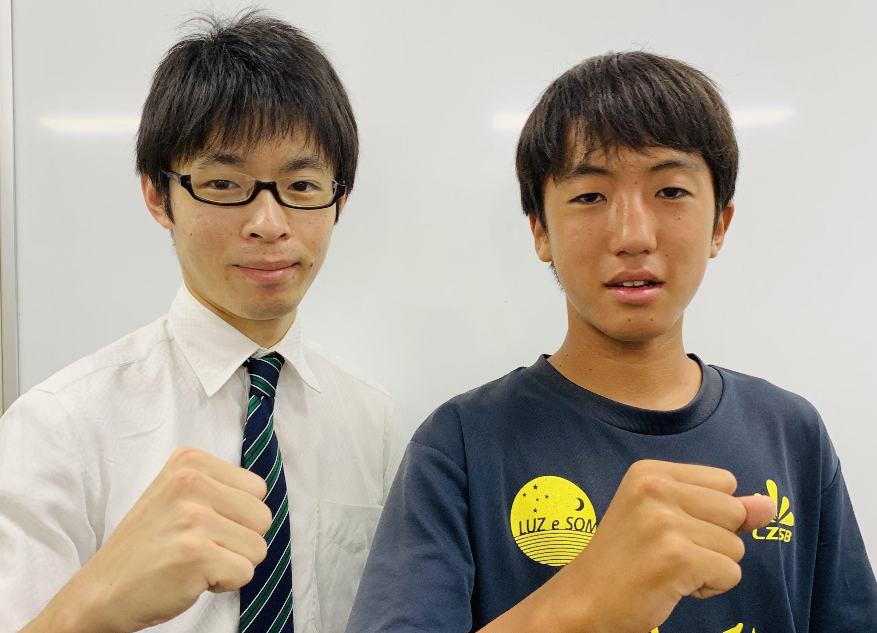 大和中 3年 清田 雄大さん
