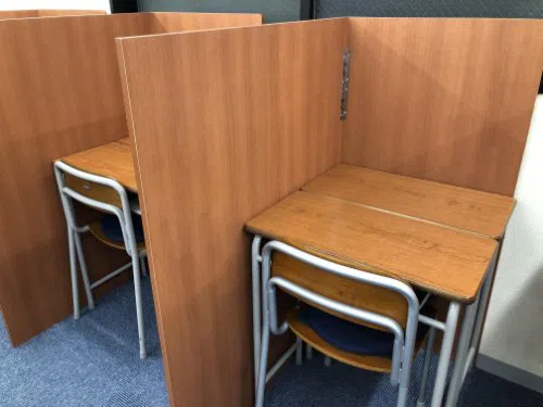 自習ブース完備