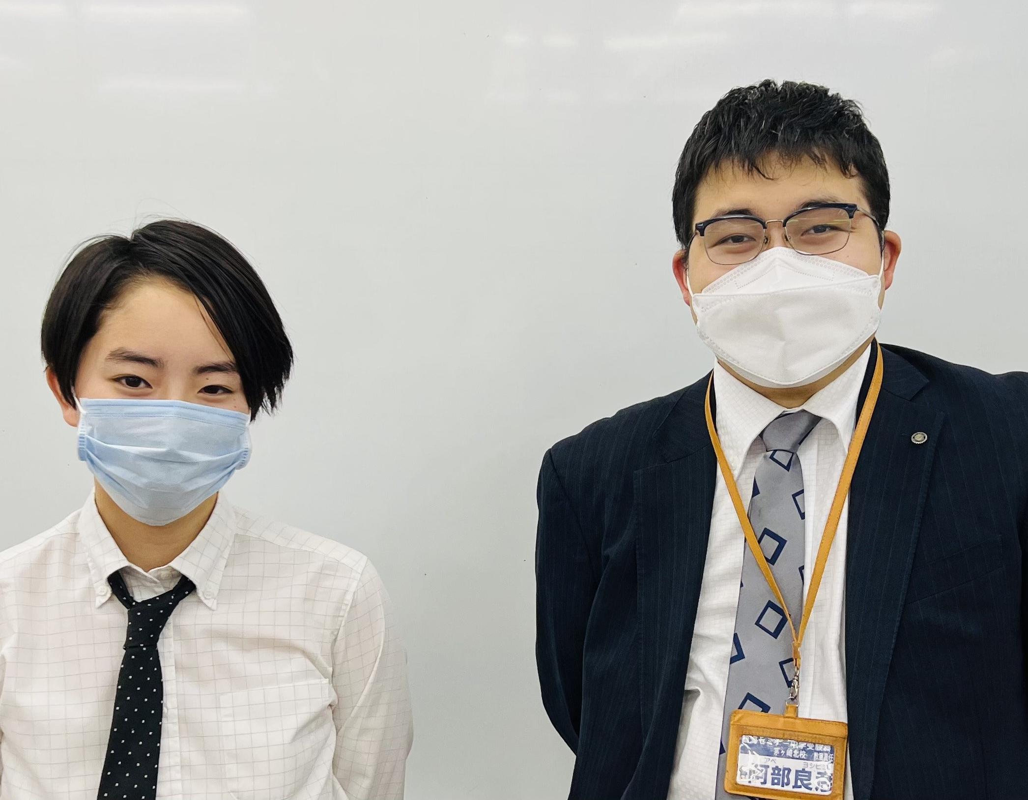 【茅ヶ崎校の生徒さん紹介！】<br>平塚中等中 3年 三堀 遥さん